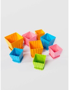 Ghiveci TULIPE, STERK, 13 X 12 cm Plastic diverse culori 2