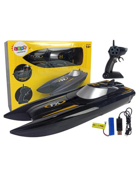 Barca RC sport cu motor si telecomanda, pentru copii, LeanToys, 9263