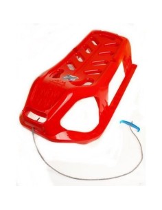 Sanie Snow Star pentru copii, din plastic, Rosu, Marmat, 90 x 46 x 29 cm