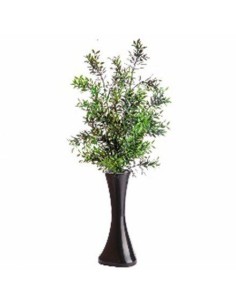 Planta decorativa artificiala, vaza cu flori, 60 cm, GLN 417H