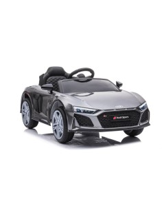 Masina electrica pentru copii, Audi R8, 2 motoare, LeanToys, 9045, gri