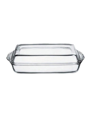 Vas termorezistent 1.95 Litri, cu capac sticla 1.375 Litri, Borcam, 59009