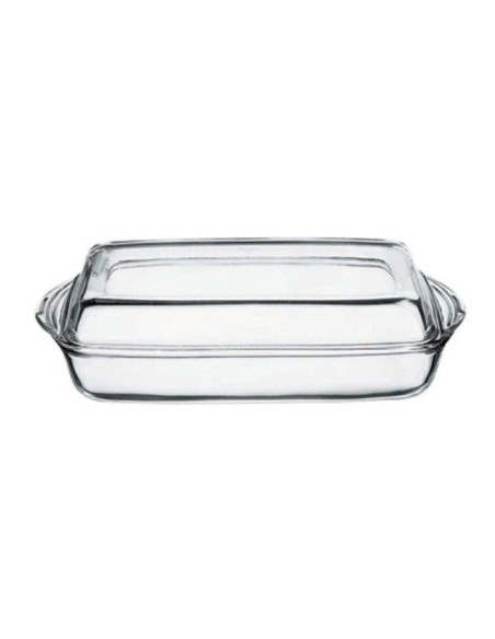 Vas termorezistent 1.95 Litri, cu capac sticla 1.375 Litri, Borcam, 59009