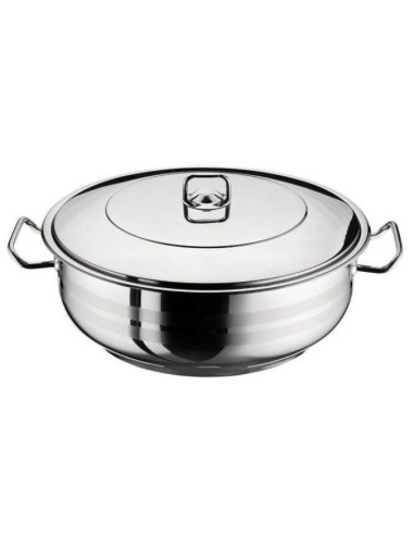 Cratita cu capac inox, 14 Litri, Arian, otel inoxidabil, 36 cm
