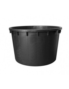 Cada Butoi, fara capac, 230 litri, negru, cauciuc gumat foarte rezistent