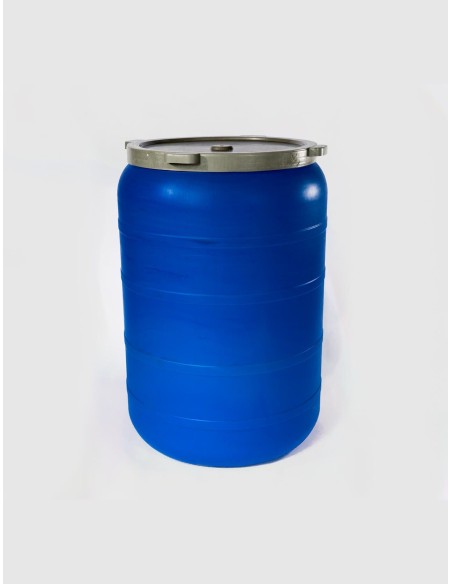 Bidon 420 litri, cu capac prin infiletare si robinet, Sterk, Plastic Albastru