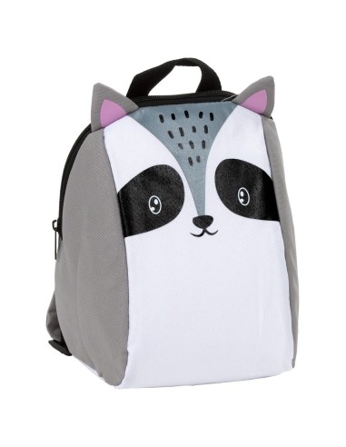 Rucsac ghiozdanel, pentru copii de gradinita, Derform, in forma de raton gri