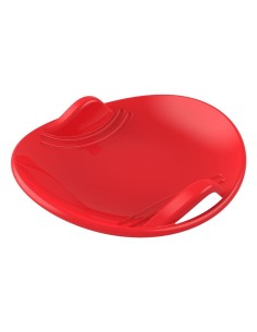 Sanie pentru copii, rotunda, din plastic, rosie, 60x59x11 cm, 12879