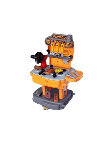 Set banc de lucru pentru copii, atelier cu unelte portabil in valiza, 8520