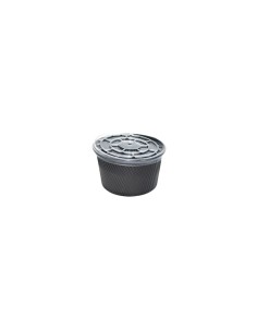 Set de 50 boluri negre de unică folosință, capacitate 500ml