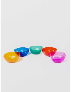 Bol cristal patrat, 19x19x10 cm, Sterk, diverse culori, NR.2