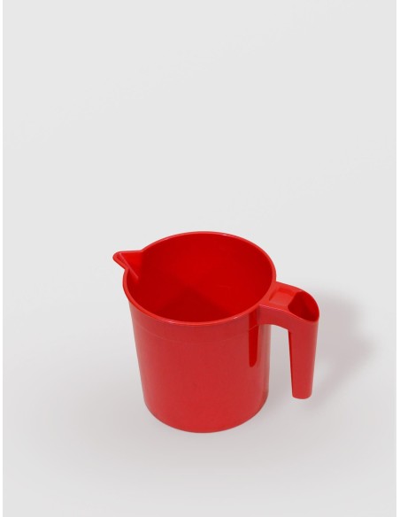 Cana pentru apa cu maner, plastic, STERK, 1.25L, 19x13 cm, diverse culori