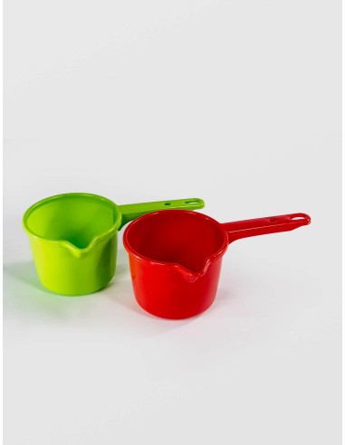 Cana pentru apa cu maner, plastic, 1,25L, STERK, 17x15x12 cm, diverse culori