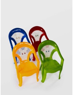 Scaun mic, Sterk pentru Copii, 28x36x56 cm, Plastic, diferite culori