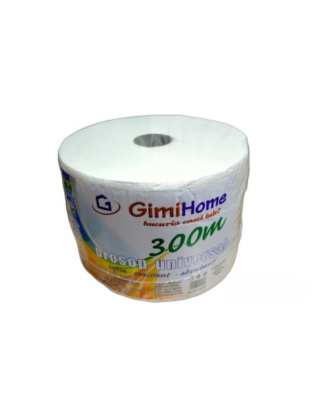 Prosop de hartie universal, 300 de metri, 2 straturi, GimiHome