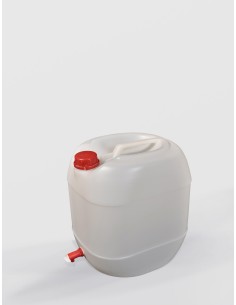 Canistra cu Capac Etans si Robinet, 30 Litri, STERK, Plastic, Albastru sau Alb