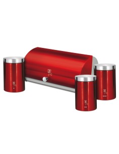 Cutie de paine si 3 recipiente, Burgundy Collection, Berlinger Haus, BH 6729