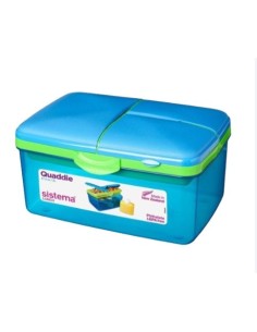 Cutie alimente plastic compartimentata 2L, Lunch Quaddie 3970-02