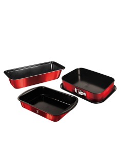 Set 3 tavi metalic Burgundy Collection, Berlinger Haus, BH/7632