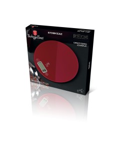 Cantar de bucatarie 5 kg metalic burgundy Berlinger Haus, BH/9426 2