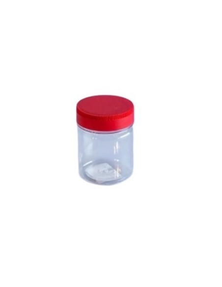 Pet borcan din plastic 250 ml + capac