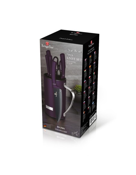 Set cutite, 7 piese, Purple Eclipse Collection, BerlingerHaus, BH/2584