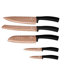 Set de 6 cutite, Metallic Rose Collection, BL/2612