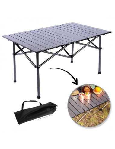 Masa pliabila pentru gradina, camping sau pescuit, tip valiza, JollyMag, SC09SZ, 95x56x50 cm
