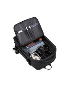 Rucsac negru de calatorie, impermeabil, bagaj de mana laptop si zboruri avioane, USB, JollyMag, PL182 2