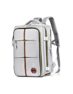 Rucsac gri de calatorie, impermeabil, bagaj de mana zboruri avioane, JollyMag, PL180 2