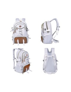 Rucsac gri de calatorie, impermeabil, bagaj de mana zboruri avioane, 52x34x19 cm, JollyMag, PL181 2