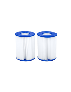 Set 2 filtre cilindric, pentru pompe de piscina cu debit intre 2006 si 3028 L/H, tip II, Bestway, BES58094 2